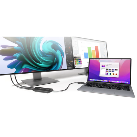 SONNET USB-C Dual 4K 60Hz HDMI 2.0 Adapter for M1 Macs Dual DisplayPort Adapter