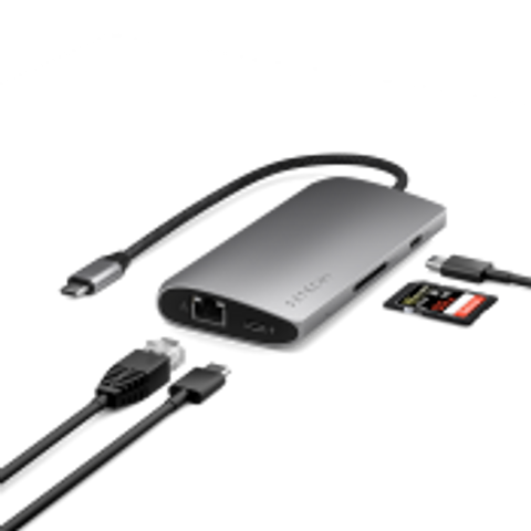 Satechi USB-C Multiport Adapter 8K med Ethernet V3