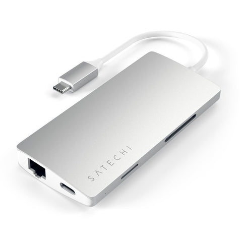 Satechi USB Type-C Multi-Port Adapter 4K Gigabit Ethernet - mac usb-c