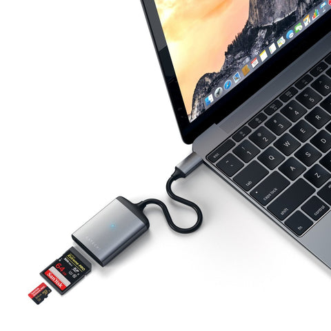 Satechi USB-C UHS-II minneskortläsare Adapter