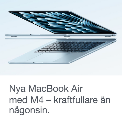 Nya MacBook Air med M4 – snabbare, smartare och nu i sky blue