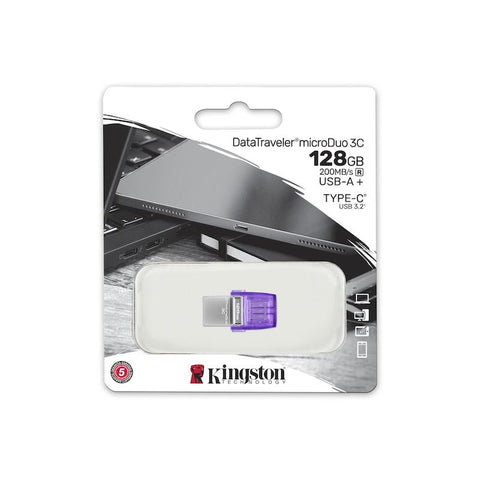 Copy of KINGSTON 128GB Data Traveler microDuo 3C G3 USB-minnen 